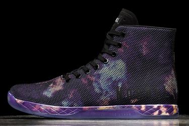 Nobull Superfabric High-Top Tie-Dye Men's Trainers Purple Black | Australia (DV1042)